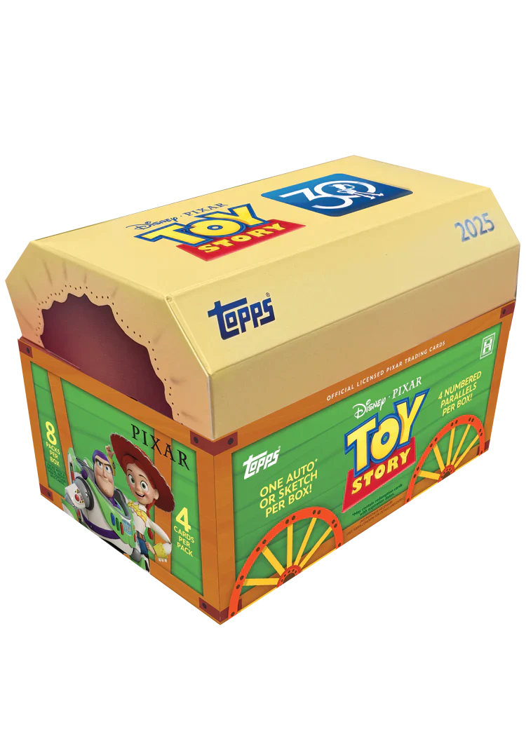 0cd6143ad16551e4b7f859897fd699670f81e856_25CSTL_TOY_STORY_TOYBOX.png 2025 Topps Pixar Crystal 30 Years of Toy Story Hobby Box - Image 1
