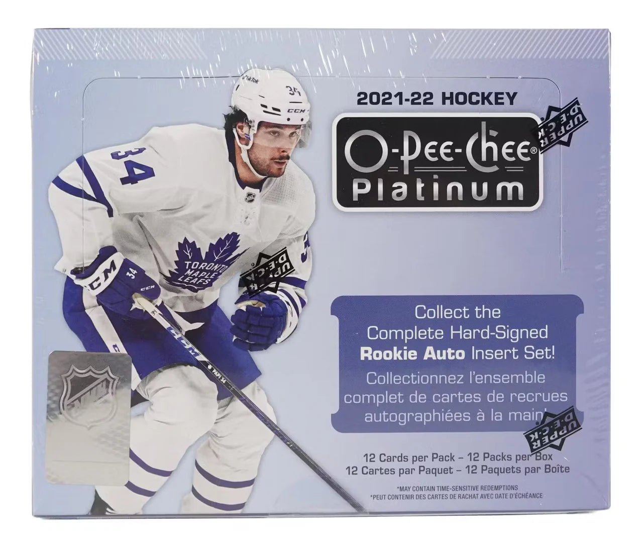2021-22HockeyO-Pee-CheePlatinumbox.jpg 2021/22 O-Pee-Chee Platinum Hockey Hobby Box - Image 1