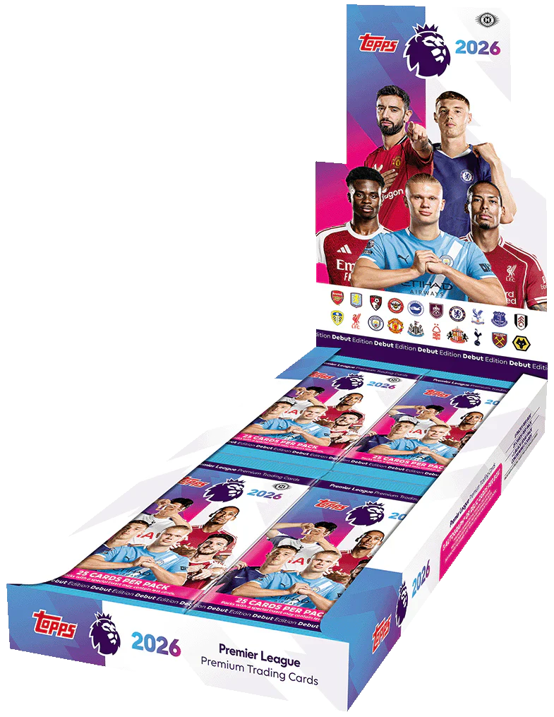 2026epl.png 2025/26 Topps Premier League Soccer Hobby Box - Image 1
