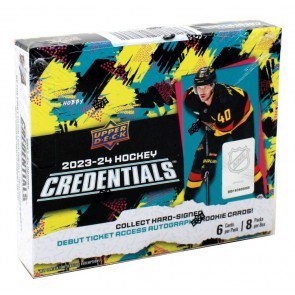 23udcredentialshk_2.jpg 2023/24 Upper Deck Credentials Hockey Hobby Box - Image 1