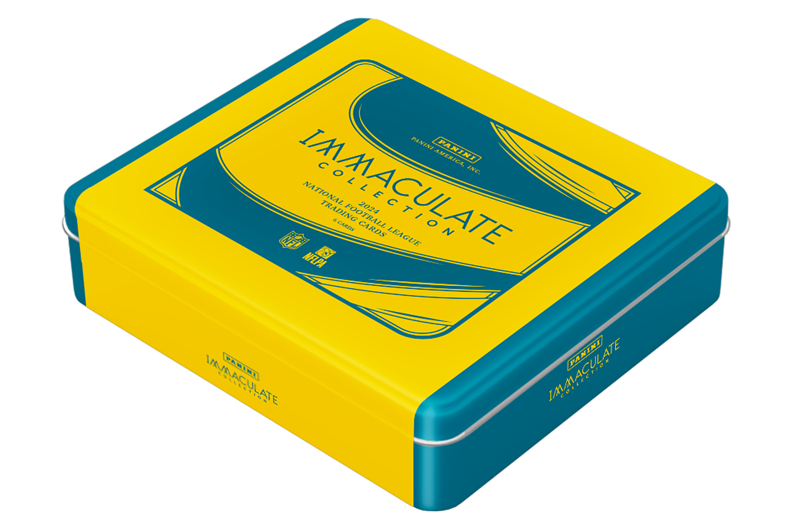 24_immaculate_fb_hobby_tin_c2152.png 2024 Panini Immaculate Football Hobby 6 Hobby Box Case - Image 1