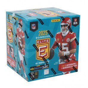25pndonrusselitefb.jpg 2025 Panini Donruss Elite Football Hobby Box - Image 1