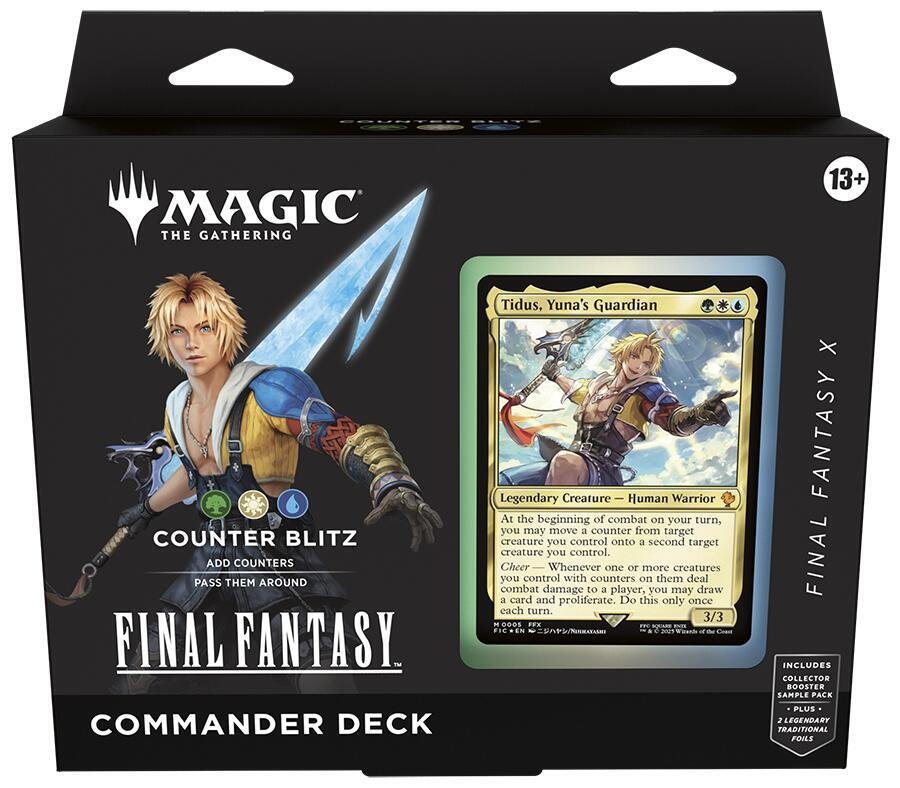 618905_in_1000x1000_f9785e15-60da-4100-987c-669c97fe2434.jpg MTG FINAL FANTASY Commander Deck - FINAL FANTASY X Counter Blitz - Image 1