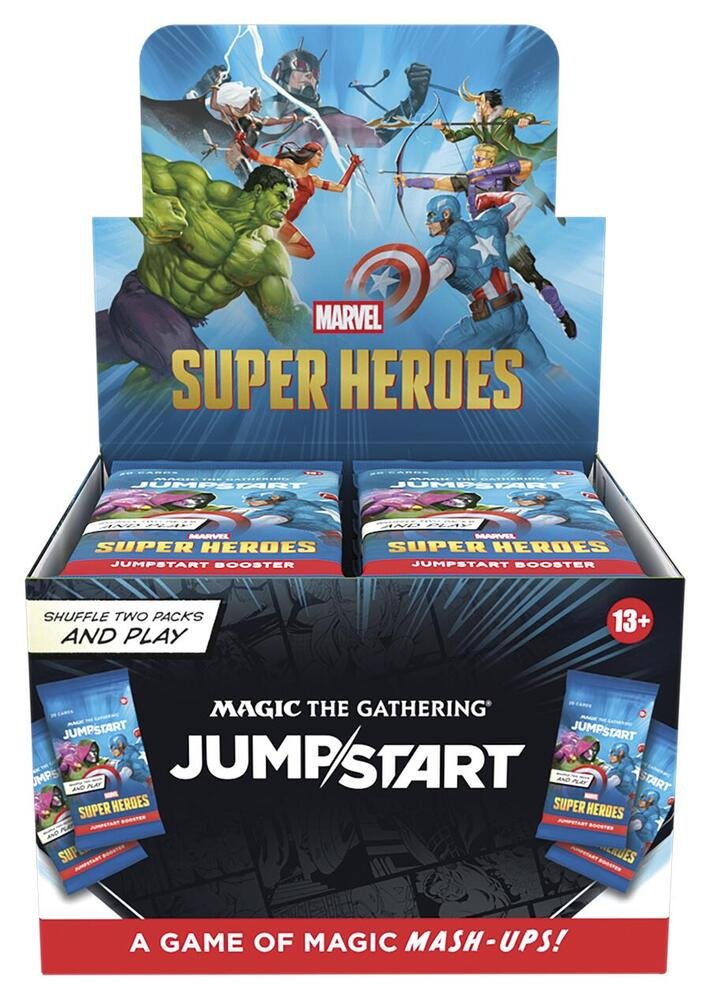 675623_in_1000x1000_acad741c-0023-4c0d-af6a-38f521b1639f.jpg MTG Marvel Super Heroes Jumpstart Booster Box - Image 1