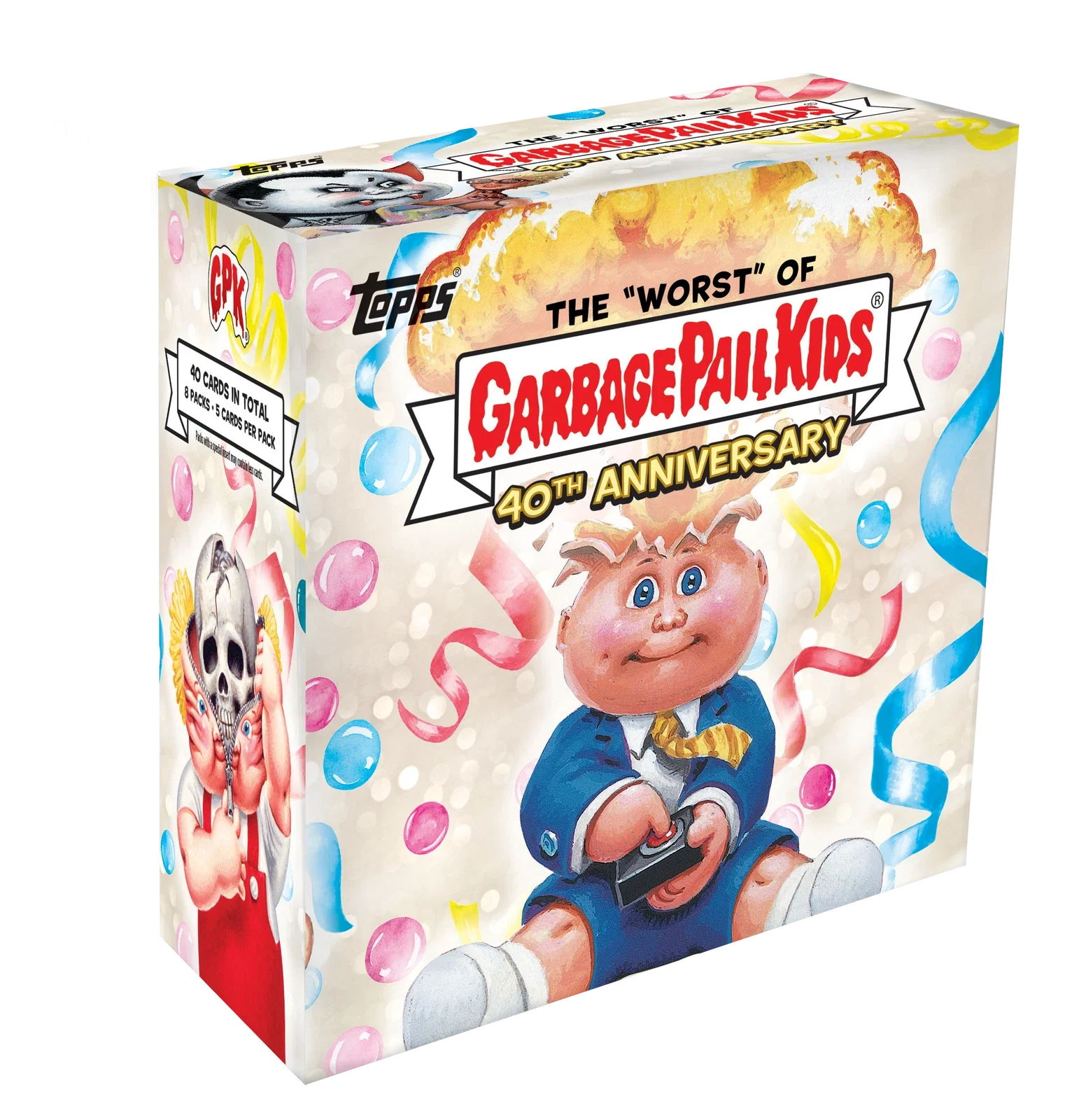 gpk40th.png 2025 Topps Garbage Pail Kids: Worst of GPK 40th Anniversary Hobby Box - Image 1